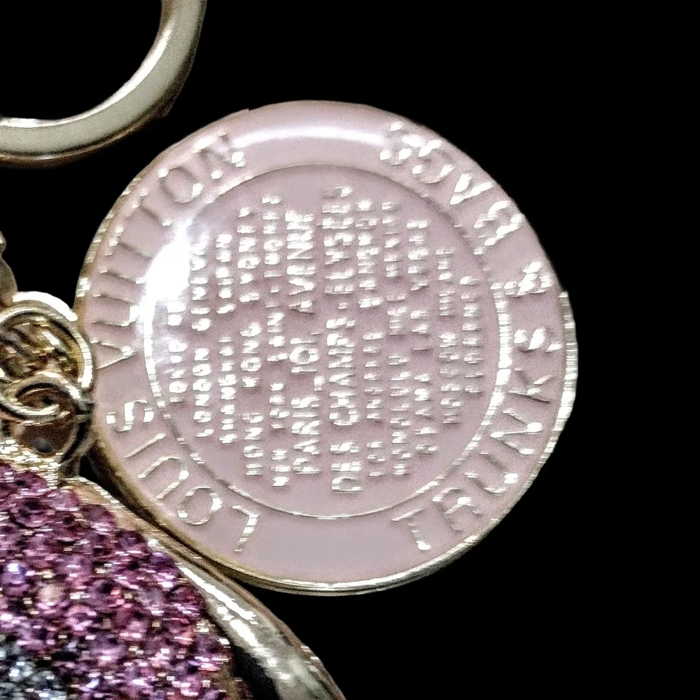 Louis Vuitton Trunks & Bags Charm, 35mm & Louis Vuitton Heart Shaped Zipper Pull